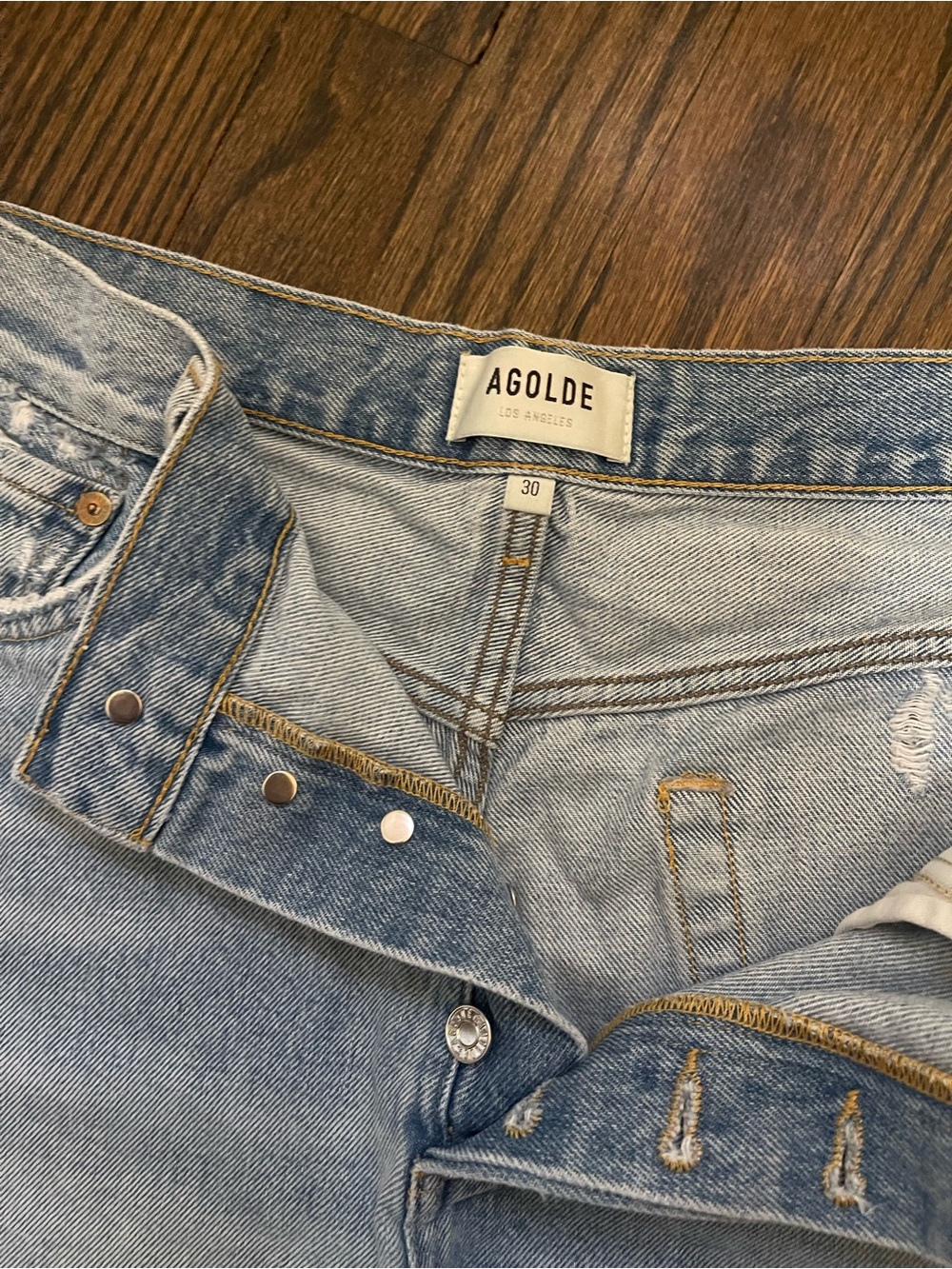 Agolde Parker Long Shorts